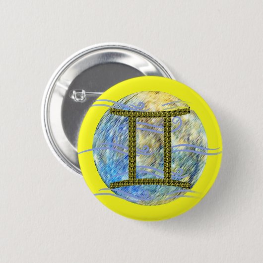 Gemini Ronde Button 5,7 Cm (Voorkant /achterkant)