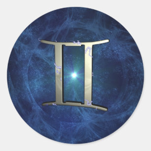 Gemini Ronde Sticker