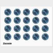 Gemini/Rooster Ronde Sticker (Vel)