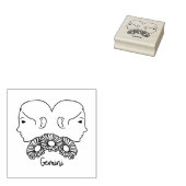 Gemini Rubber Stamp Rubberstempel (Gestempeld)