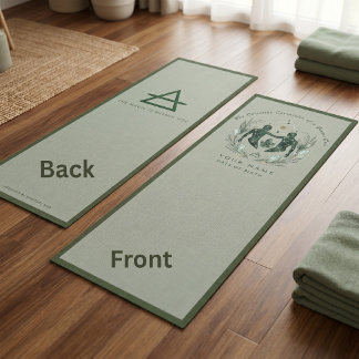 Gemini Sage Groene Lelie van de Vallei Yoga Cadeau Yogamat