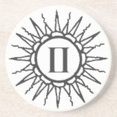 Gemini Sandstone Onderzetter (Voorkant)