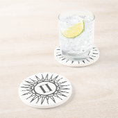 Gemini Sandstone Onderzetter (Zijkant)