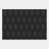 Gemini-set van drie papierreeksen voor het oppakke inpakpapier vel (Voorkant)