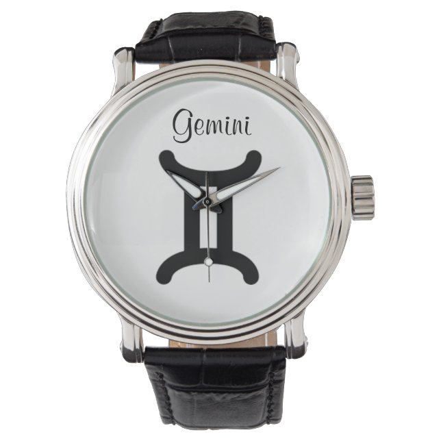 Gemini Sign of the Zodiac Dames Watches. Horloge (Voorkant)