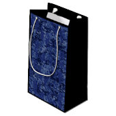 Gemini Sign on Navy Blue Digital Camouflage Klein Cadeauzakje (Achterkant Gekanteld)