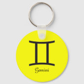Gemini Sign Sleutelhanger (Voorkant)