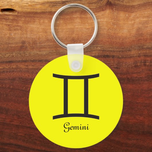 Gemini Sign Sleutelhanger (Voorkant)