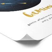 Gemini-signaaldruk Poster (Hoek)