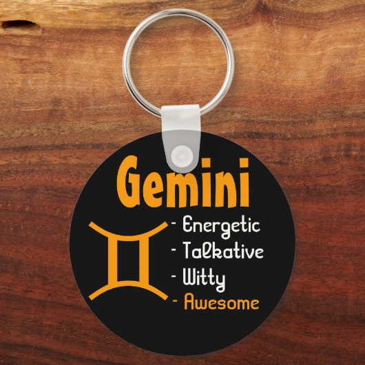Gemini Sleutelhanger (Voorkant)
