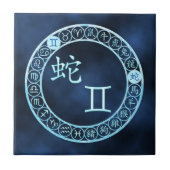 Gemini/Snake Tegeltje (Voorkant)