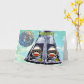 Gemini Sock Monkeys Kaart (Gele Bloem)
