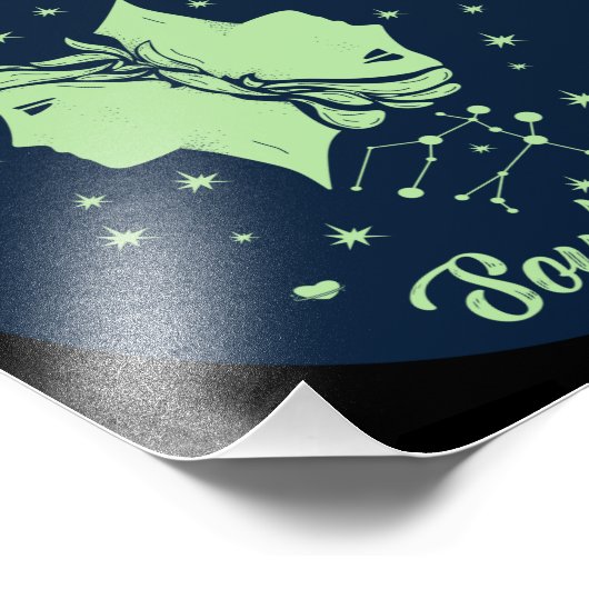 Gemini Soulmate | Zodiac Sign | Soulmate Love Foto Afdruk (Hoek)