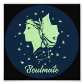 Gemini Soulmate | Zodiac Sign | Soulmate Love Foto Afdruk (Voorkant)