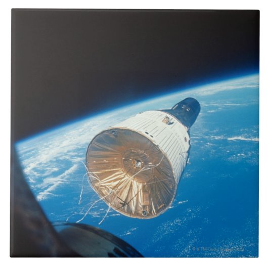 Gemini Space Capsule Tegeltje (Voorkant)