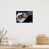 Gemini Spacecraft Poster (Keuken)