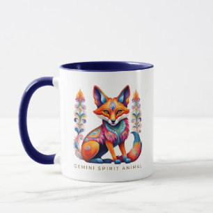 Gemini Spirit Animal Fox Alebrije Mok