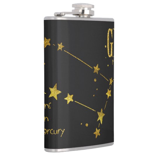 Gemini Star Sign Heupfles (Rechts)