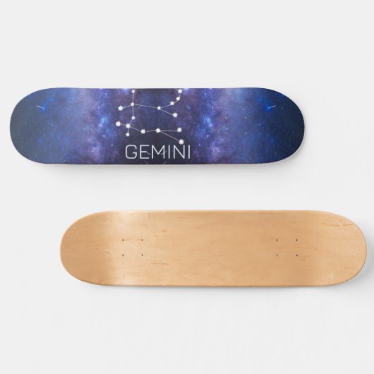 Gemini Star Sign Skateboard (Horizontaal)