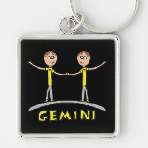 Gemini Star Sign Sleutelhanger