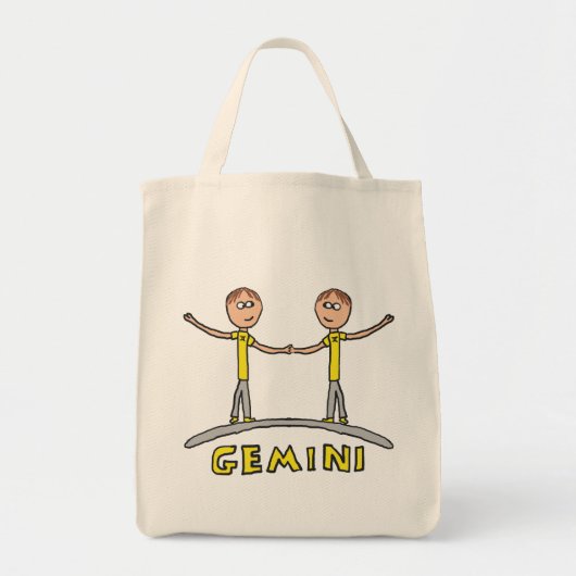 Gemini Star Sign Tote Bag (Voorkant)