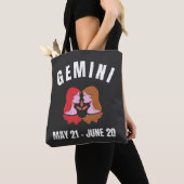Gemini-sterbord Tote Bag (Dichtbij)