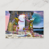 GEMINI sterrenbeeld, astrologie Visitekaartje (Achterkant)