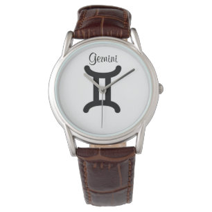 Gemini Sterrenbeeld Herenhorloges. Horloge