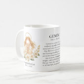 Gemini Sterrenbeeld Horoscoop Persoonlijk Cadeau Koffiemok (Voorkant links)