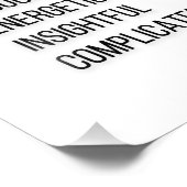 Gemini sterrenbeeld, zwart & wit Poster (Hoek)