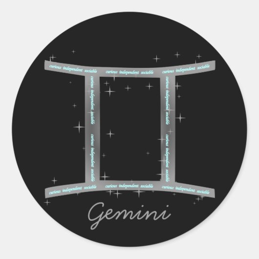 Gemini Sticker (Voorkant)