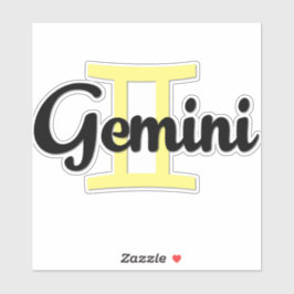 Gemini Sticker