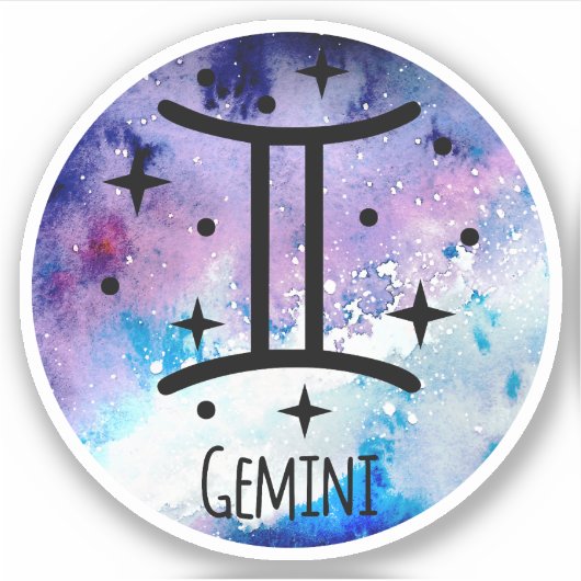 Gemini Sticker (Voorkant)