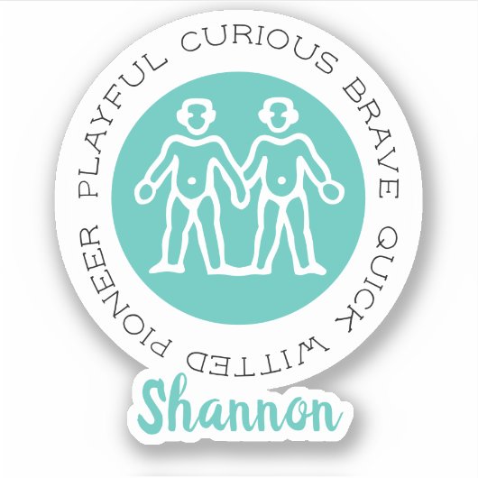 Gemini Sticker (Voorkant)