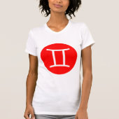 Gemini Symbol - Gepersonaliseerd T-shirt (Voorkant)