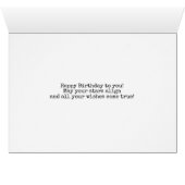 Gemini Symbol Happy Birthday Horoscope Zodiac (Binenzijde Horizontaal (Onderkant))