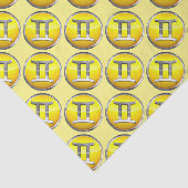 Gemini Symbol Tissuepapier (Detail)