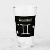 Gemini-symbool  glas (Voorkant)