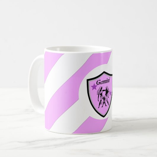 Gemini-symbool Koffiemok (Voorkant links)