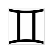 gemini symbool kunststempel rubberstempel (Afrduk)