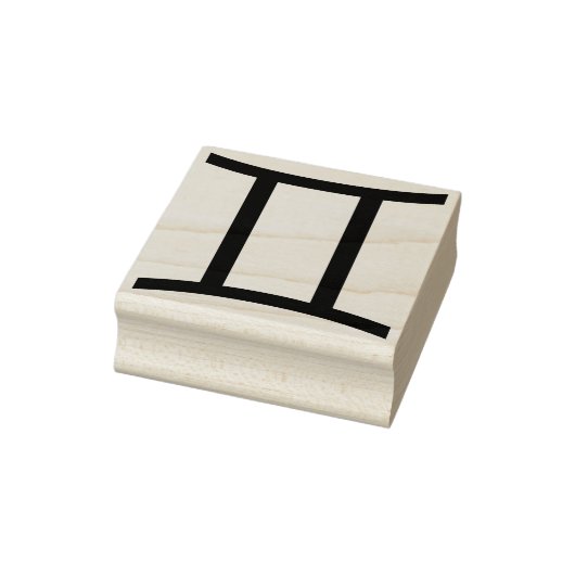 gemini symbool kunststempel rubberstempel (Stempel)