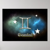 Gemini-symbool Poster (Voorkant)