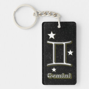 Gemini-symbool Sleutelhanger