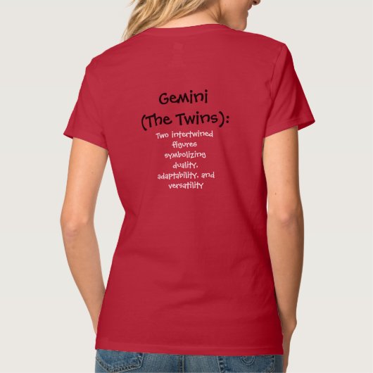 Gemini T-Shirt (Achterkant)