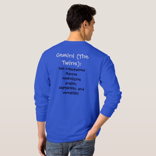 Gemini T-Shirt (Achterkant volledig)