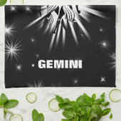 Gemini-teken Theedoek (Gevouwen)
