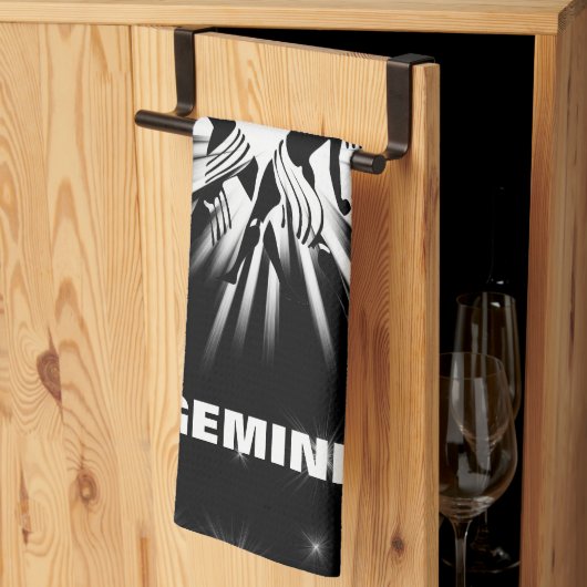 Gemini-teken Theedoek (Derde Gevouwen)