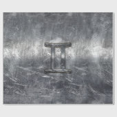 Gemini tekent zich aan in Distress Sver Steel Styl Cadeaupapier (Vlak)