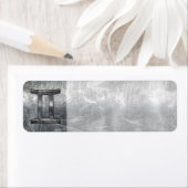 Gemini tekent zich aan in Distress Sver Steel Styl Etiket (Insitu)