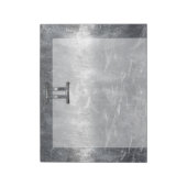 Gemini tekent zich aan in Distress Sver Steel Styl Notitieblok (Linkerzijde)